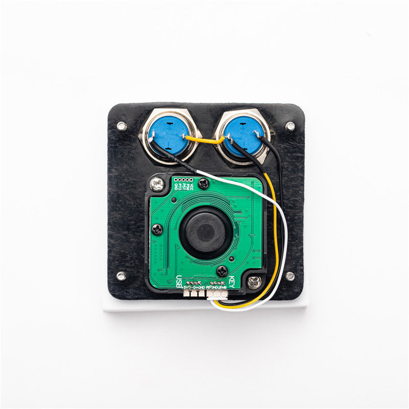 D-8338 Panel Mount Mini Stainless Steel Metal 25mm Trackball Mouse With Two Button