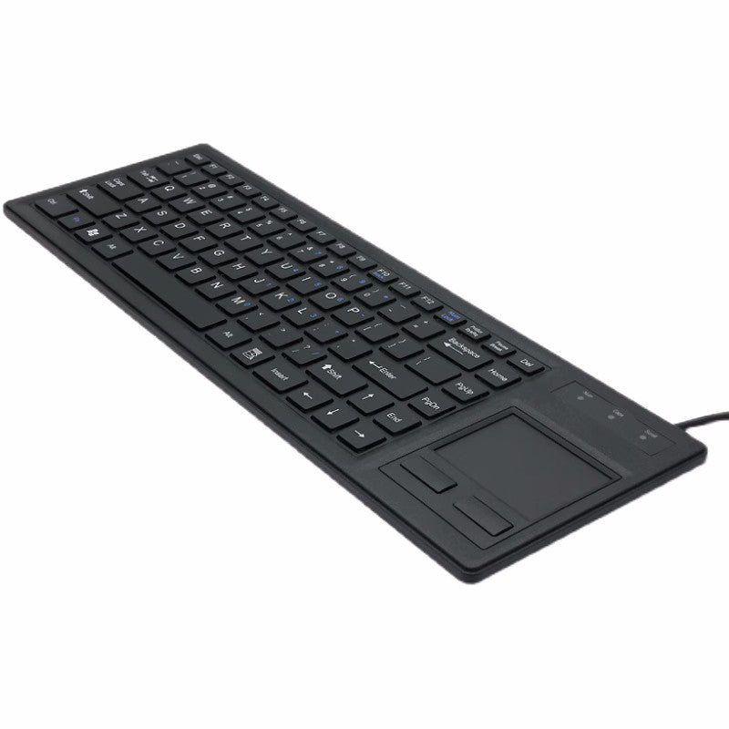 D-87F New Style Desktop Rugged Industrial Plastic keyboard With Integrated Touchpad For PC computer