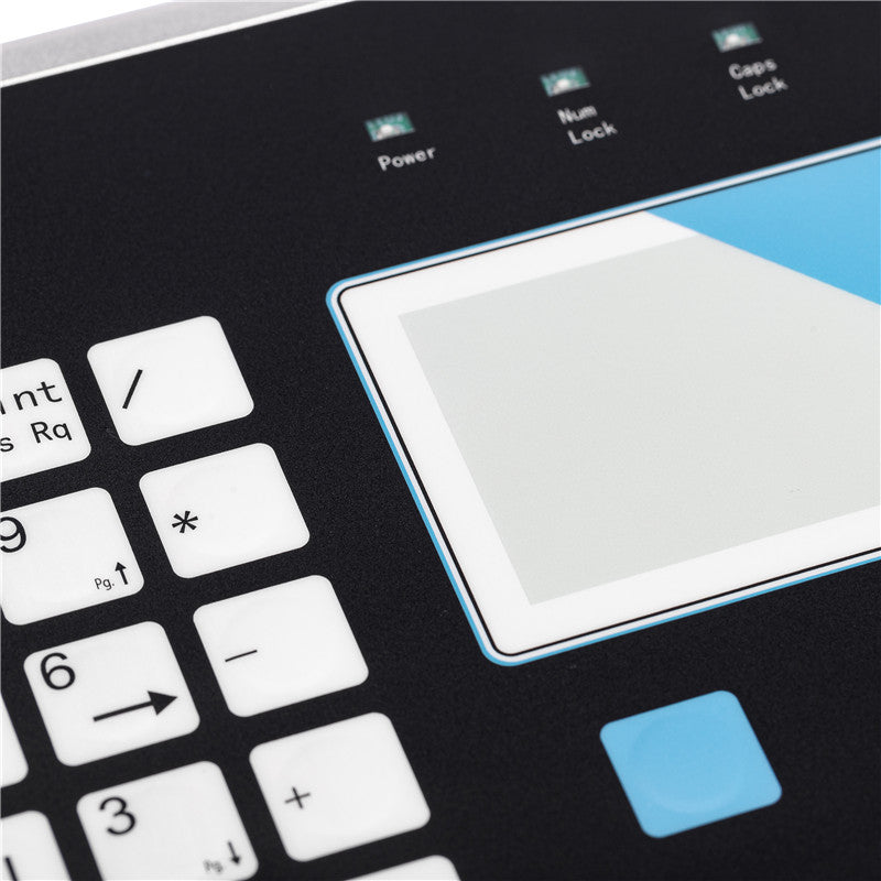 Industrial Grade IP65 Dynamic Panel Mount Membrane Keyboard with Rugged Touchpad Reliable Data Input for Harsh Environments