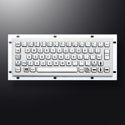 D-8656 Mini 65 key Industrial Computer Waterproof Stainless Steel Metal keyboard