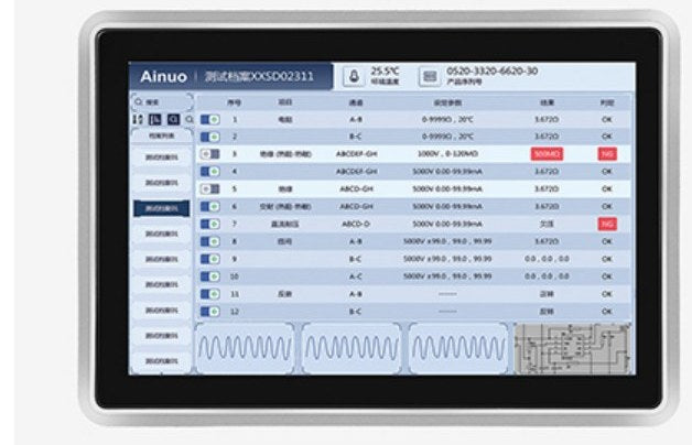 10.1" RK3588 Automatic Control Panel, H1 Frame, Basic I/O, IPS