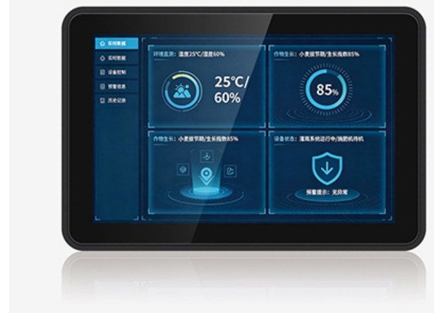 10.1" RK3568 Automatic Control Panel, M1 Frame, Basic I/O, IPS