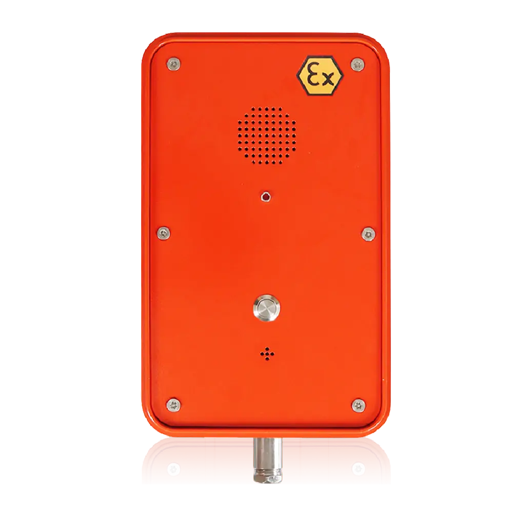 Hands-free explosion-proof telephone