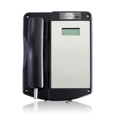 Explosion-proof telephone with LCD