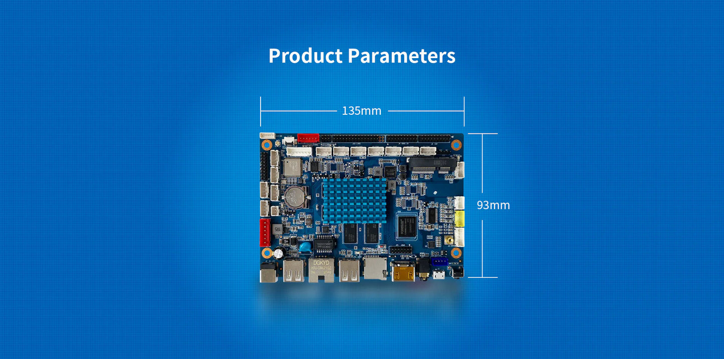 10.1" Open Frame Android Panel PC RK3288 | IPS Touch, RS232/RS485, Ethernet, HDMI | K3