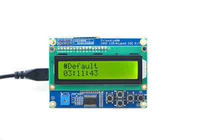 I2C Interface 1602 LCD Module with Keypad for NanoPi and NanoPC