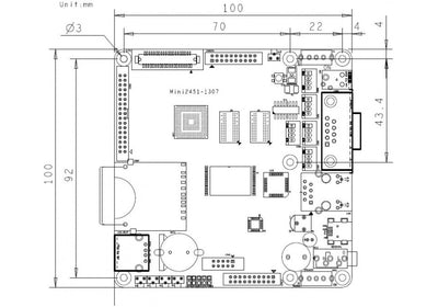 Mini2451 (256M Flash) with 3.5" LCD and Standard Accessories