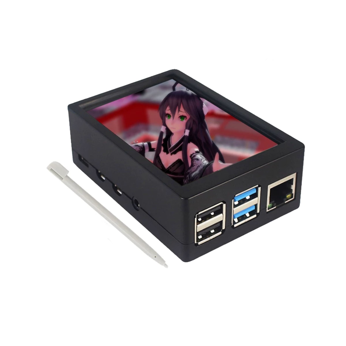 Raspberry Pi 4B 3.5-inch LCD Touch Screen ABS Case