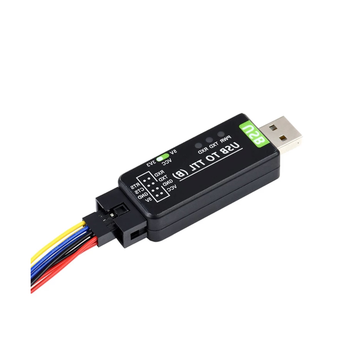 CH343G Industrial USB-TTL UART Converter Module — Pi and MCU
