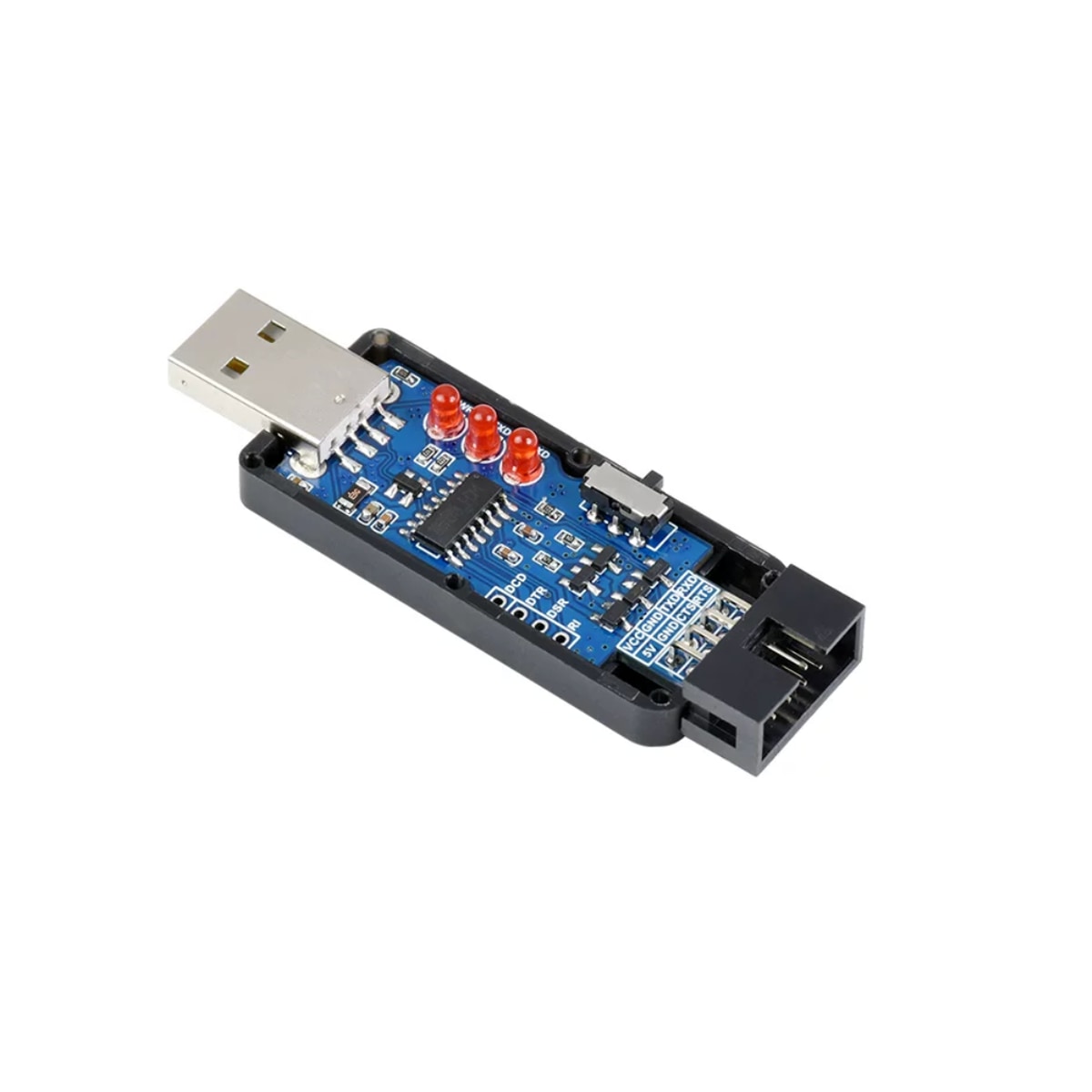 CH343G Industrial USB-TTL UART Converter Module — Pi and MCU