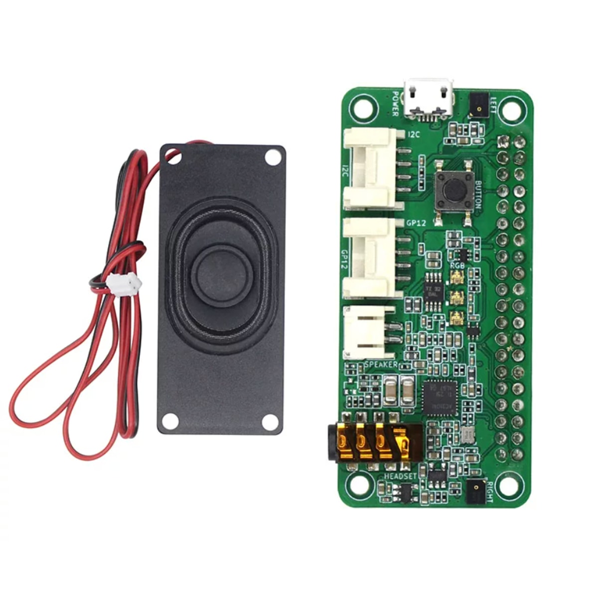 Raspberry Pi ReSpeaker 2-Microphone Voice Recognition HAT