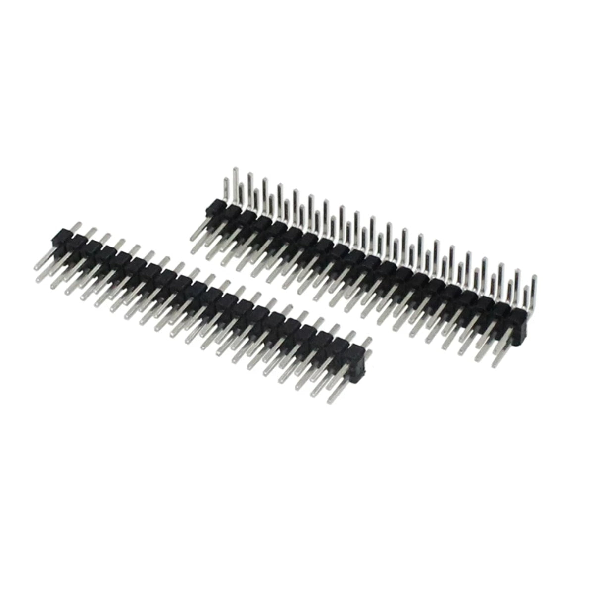 Raspberry Pi Zero W 40-Pin GPIO Header Set — Straight and Angled