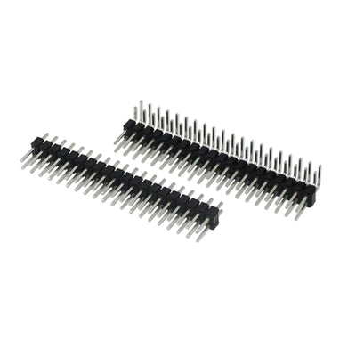 Raspberry Pi Zero W 40-Pin GPIO Header Set — Straight and Angled