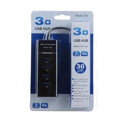 USB 3.0 4-Port Hub Expansion Board for Raspberry Pi
