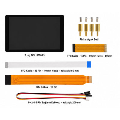 7-inch DSI Capacitive Touch Display for Raspberry Pi 5 / 4B – 1280 x 800