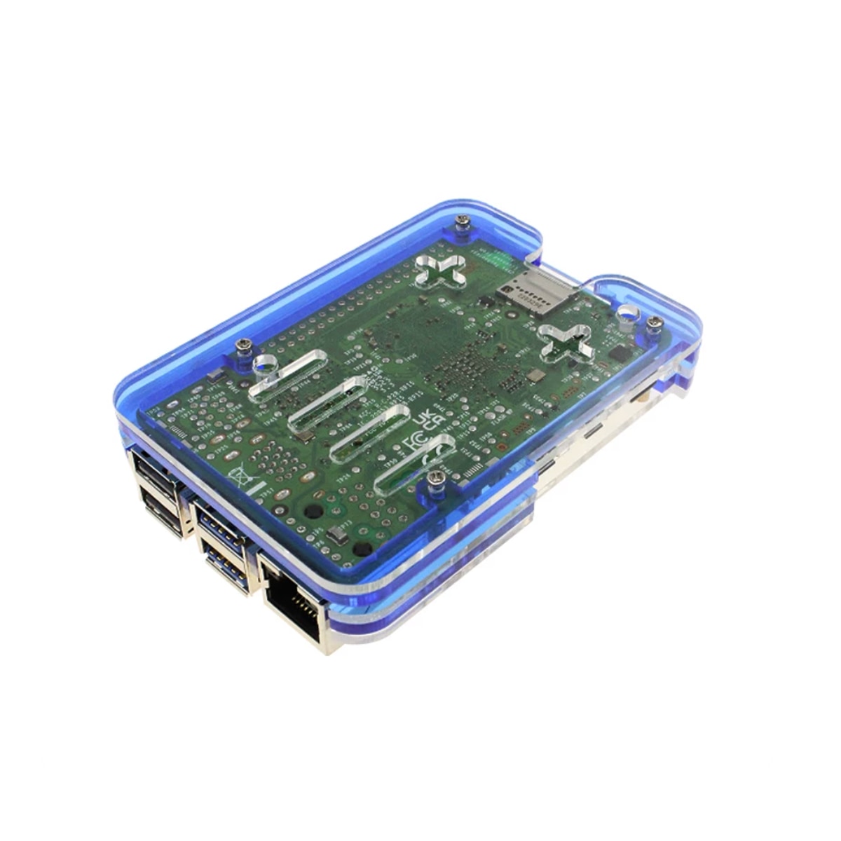 8-Layer Transparent Acrylic Case for Raspberry Pi 5
