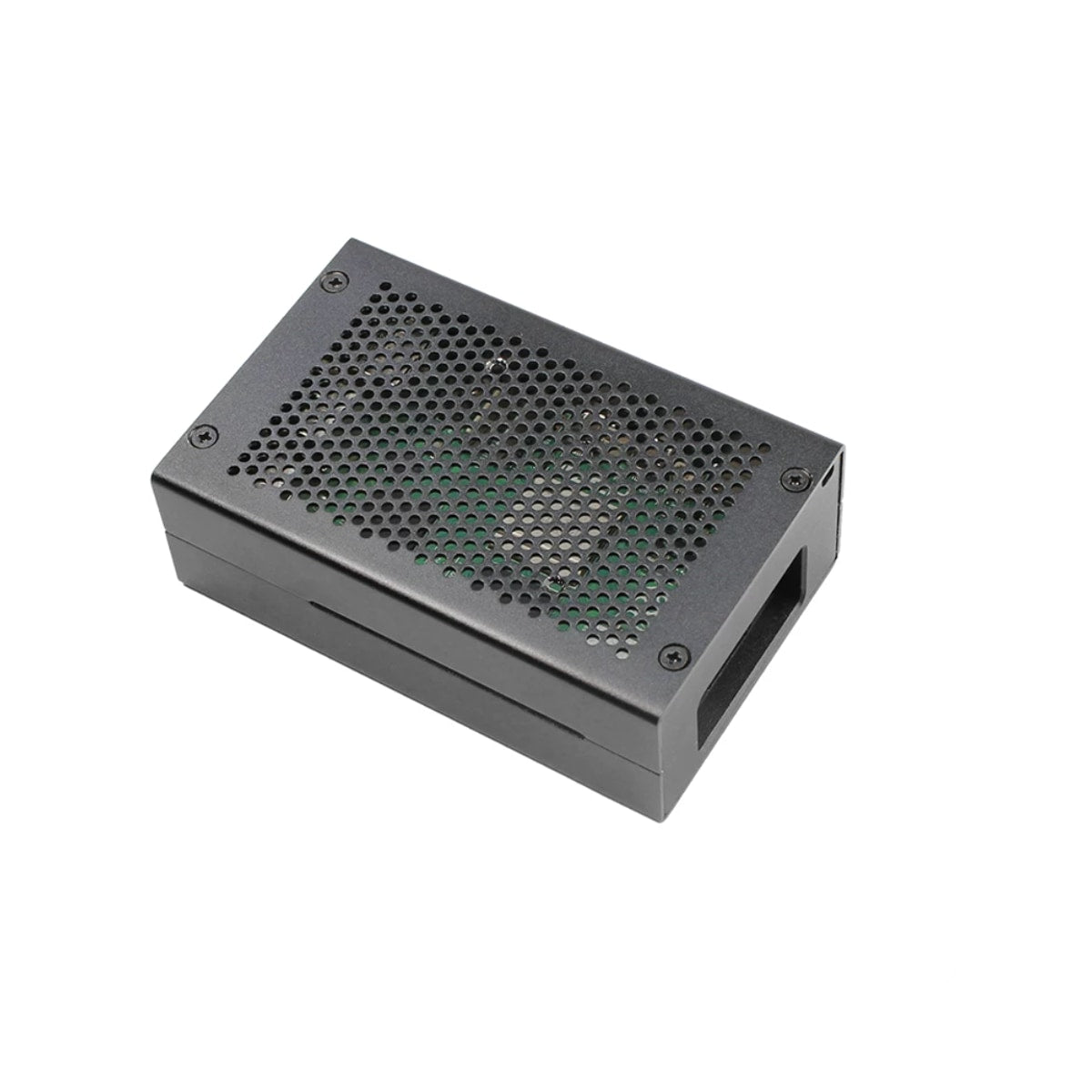 Raspberry Pi 5 aluminum Alloy Heat Sink Case With Cooling Fan Protector, Mesh Housing