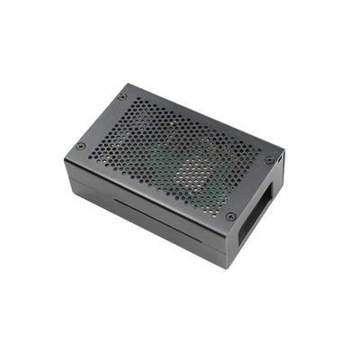 Raspberry Pi 5 aluminum Alloy Heat Sink Case With Cooling Fan Protector, Mesh Housing