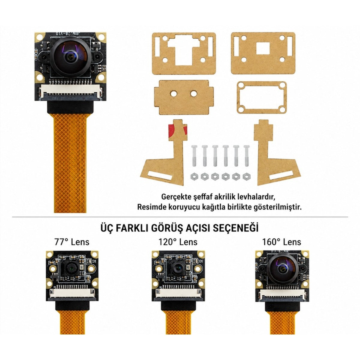 8 MP IMX219 CSI Camera Module for Raspberry Pi 5